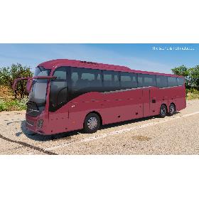 3D Volvo 9900 Bus Rigged model